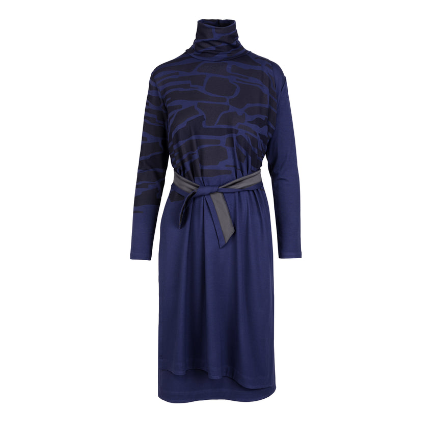 ECLIPSE NAVY TURTLENECK TUNIC