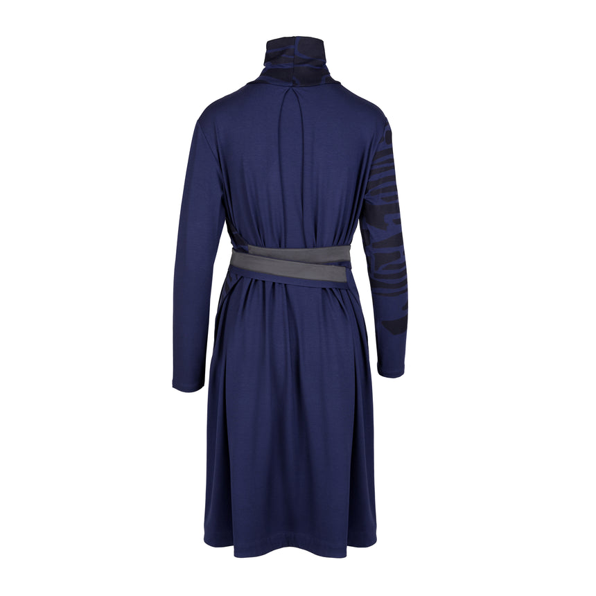 ECLIPSE NAVY TURTLENECK TUNIC