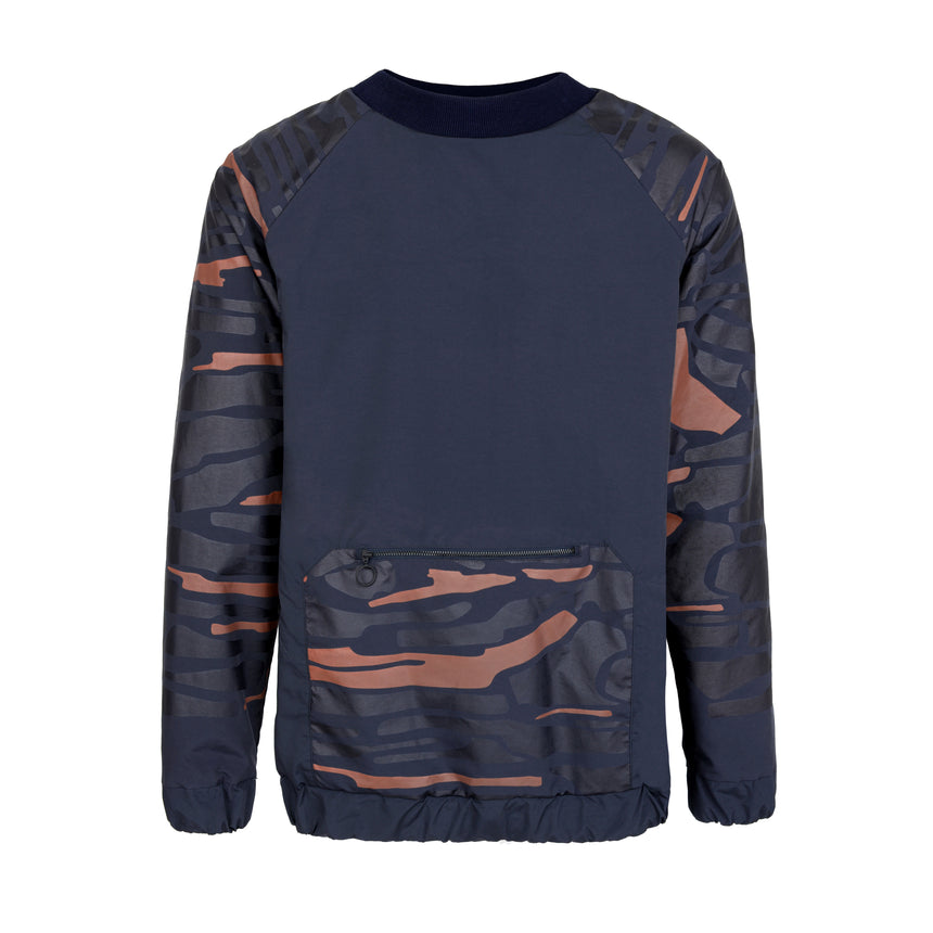 NAVY CAMO SWEATSHIRT