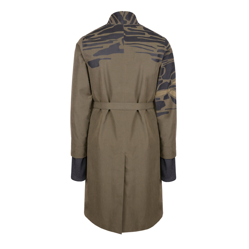 KHAKI WATERPROOF COAT