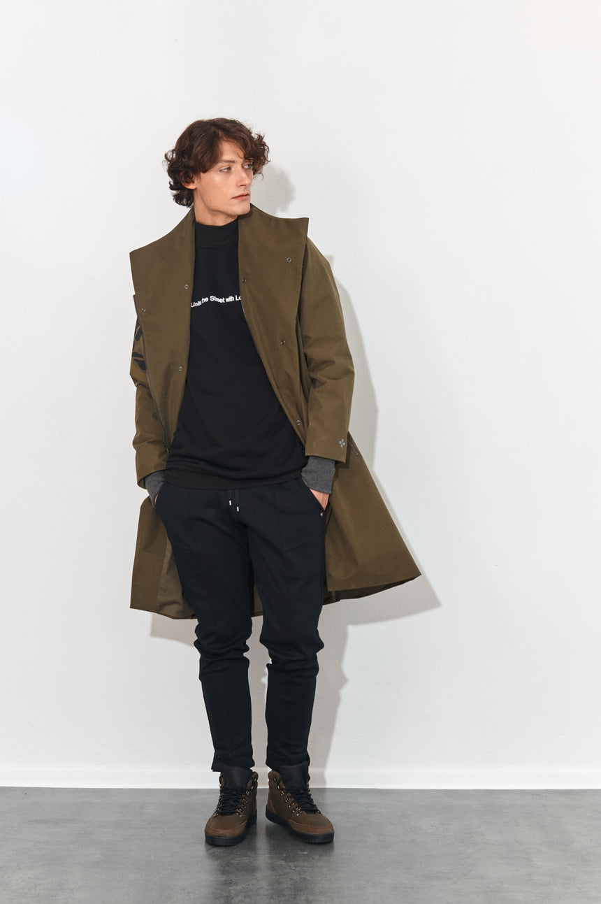 KHAKI WATERPROOF COAT