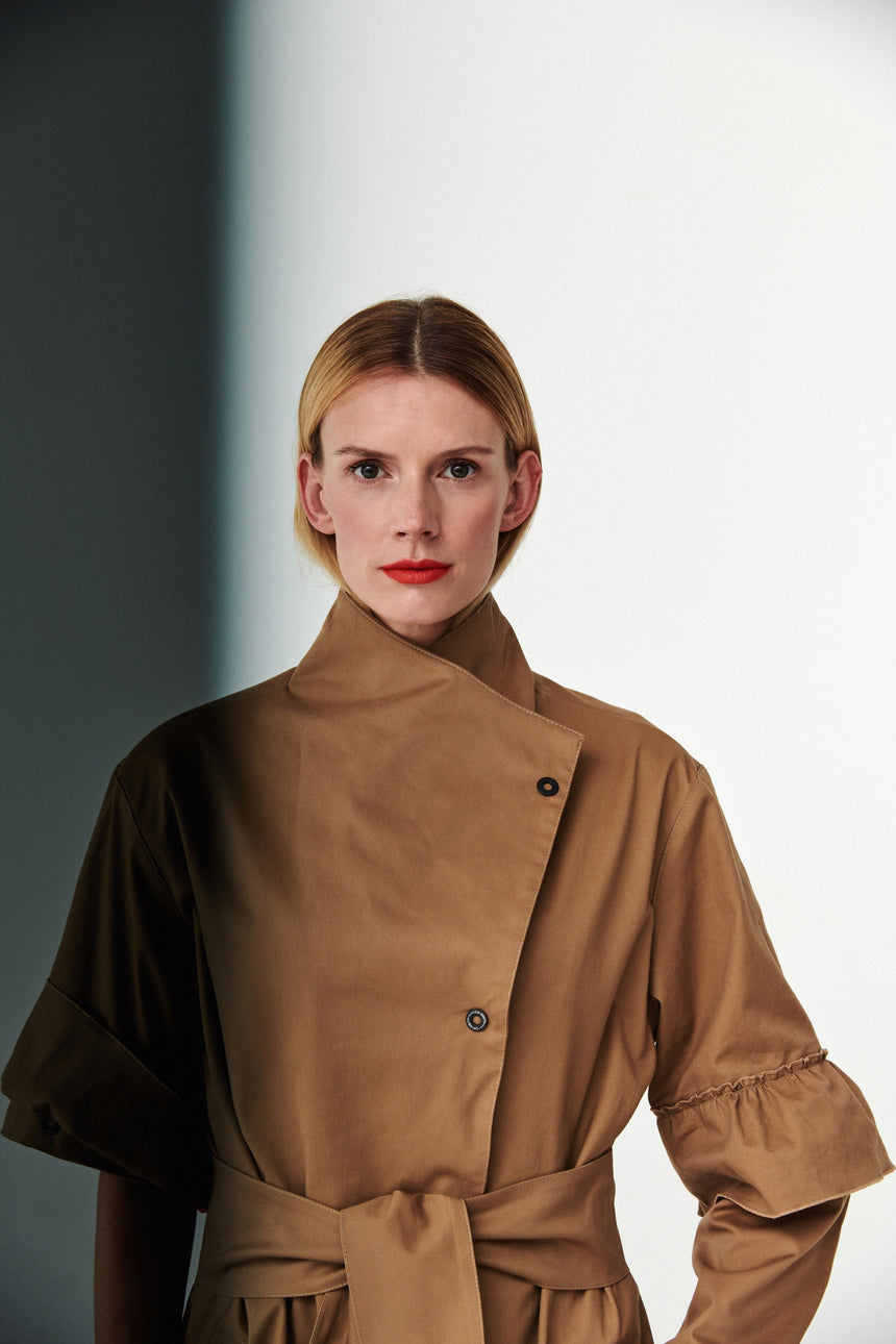 OVER COAT BEIGE