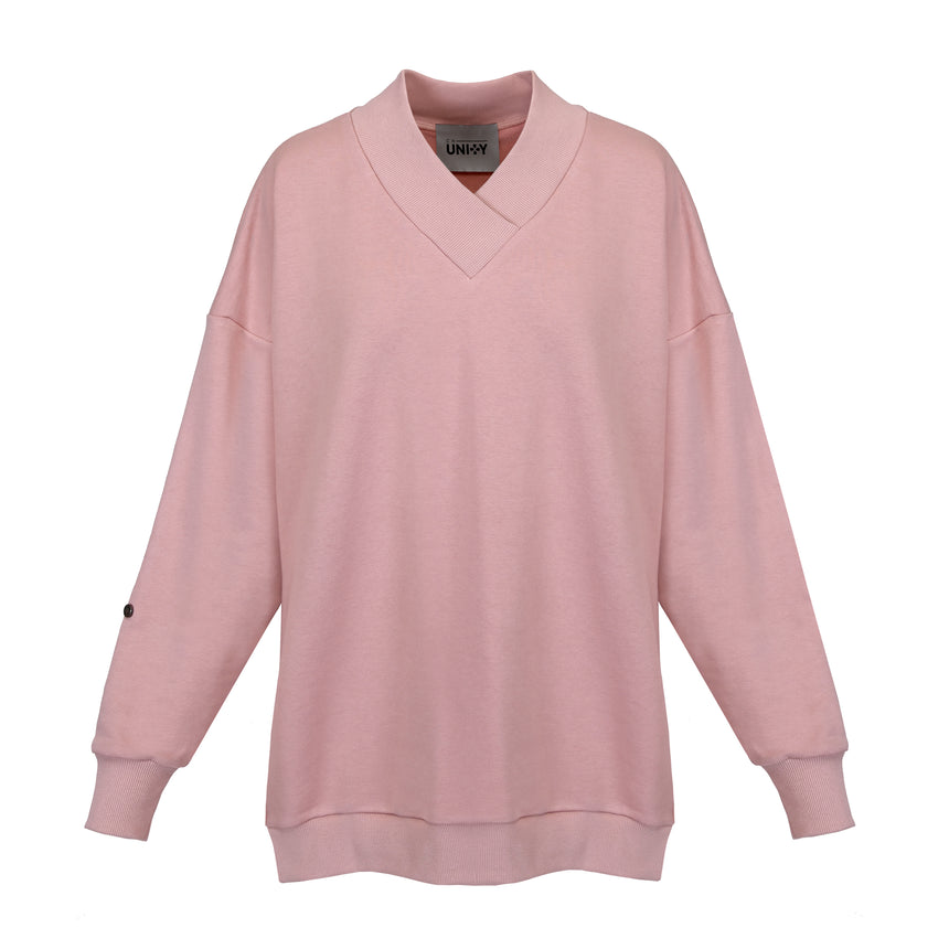 SIMPLE V-NECK PULLOVER