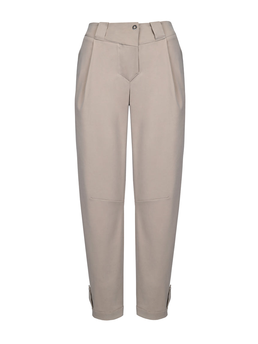 PETROL COTTON TROUSERS