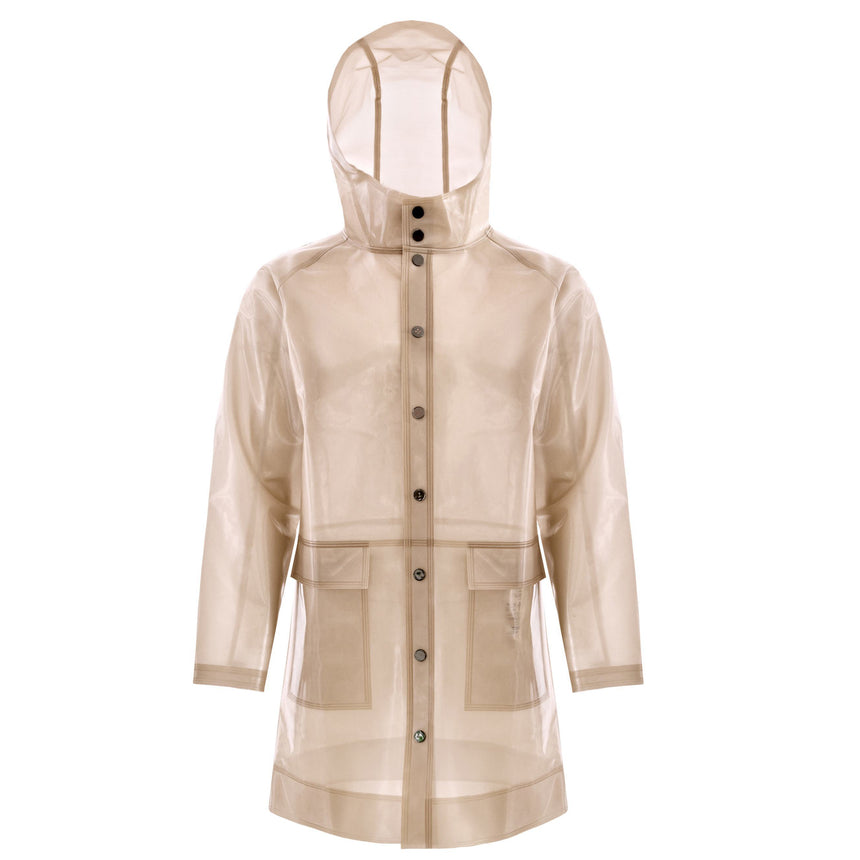 BLACK WATERPROOF RAINCOAT