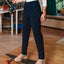 ESTATE BLUE PLEATED TROUSERS