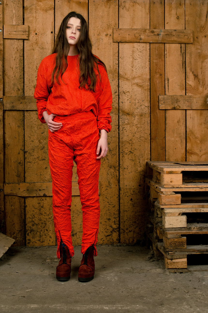 VALIANT POPPY RED TROUSERS